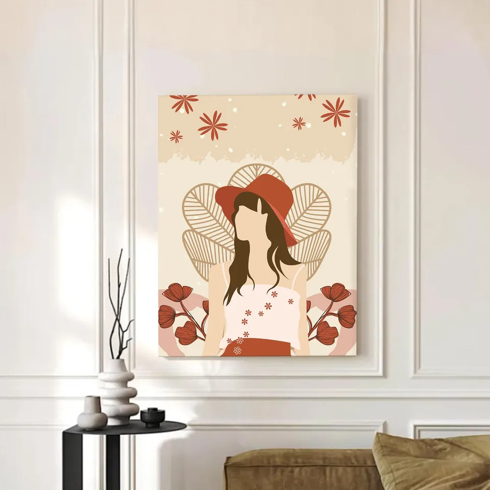 Pastel Prairie Cotton Canvas Wall Painting media 3