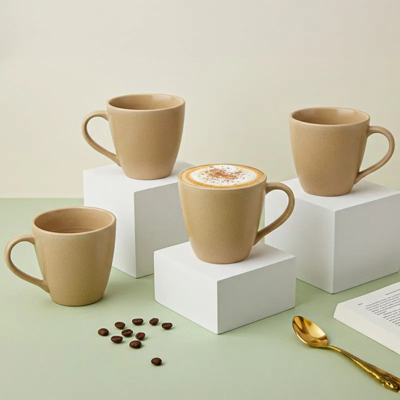 Tassa Ceramic Coffee Mug (350 mL Each) - Set of Four media 1