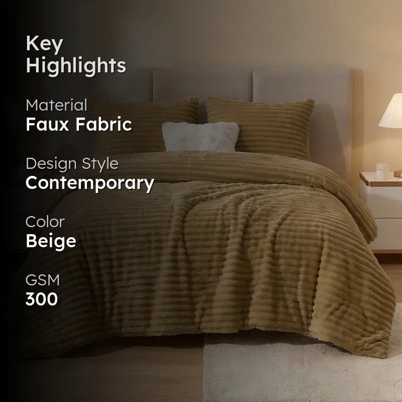 PureDrape Comfort (Beige) Bedding Set - Four Piece Set media 2