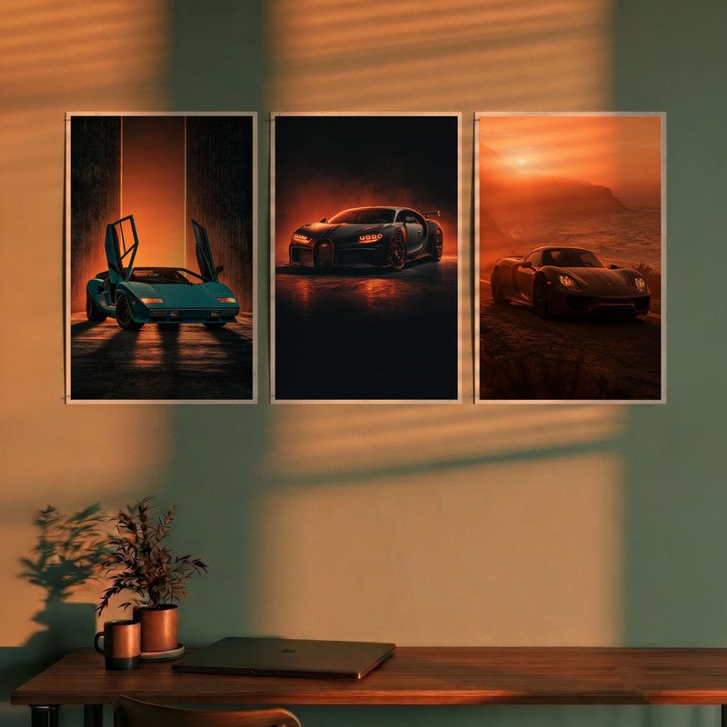 Track Phantom Cars Polymer Wall Poster