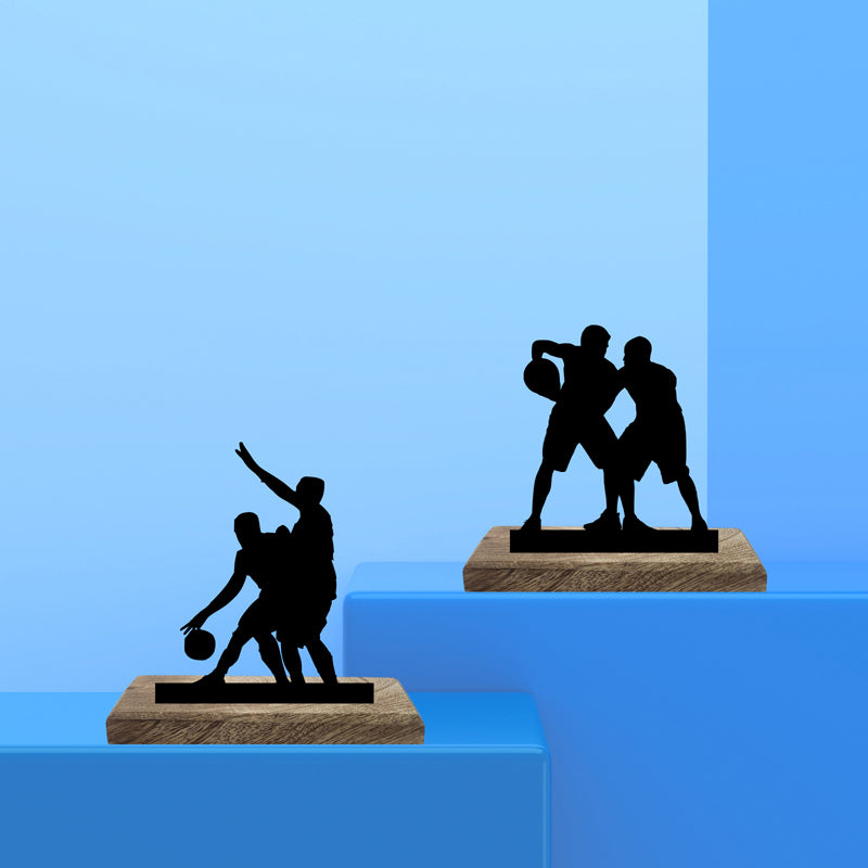 Basketball Craze I Showpiece - Set Of Two