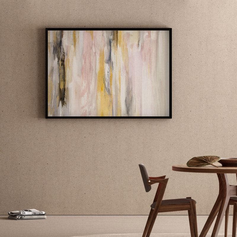 Heaven Scent Canvas Wall Painting - Black Frame