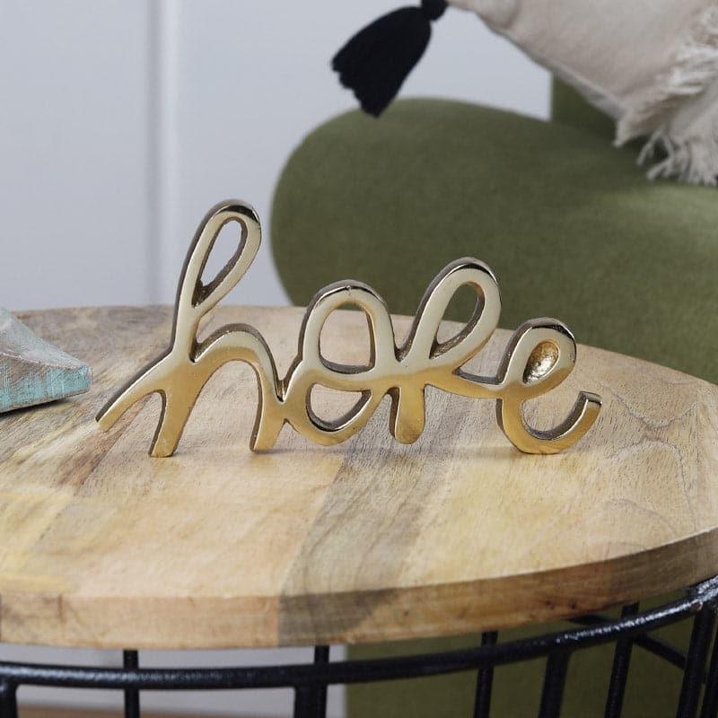 Believe Bless Typography Showpiece - Gold media 3