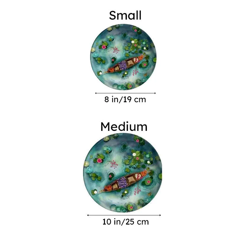 Flower Boat Decorative Plates media 5