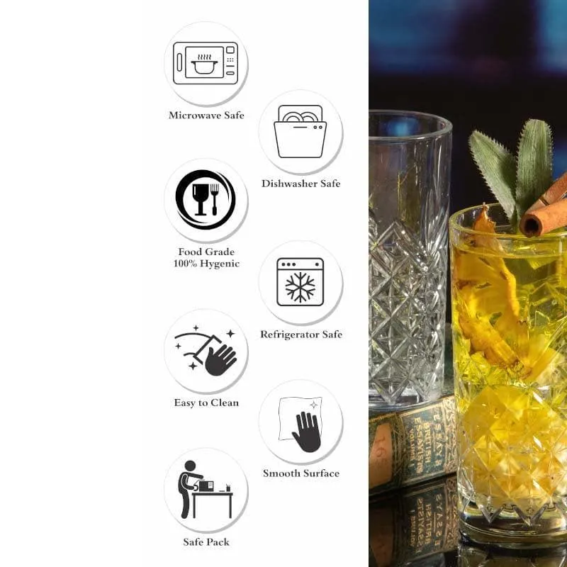 Pasabahce Billy Tall Tumbler (295 ML) - Set Of Four media 7