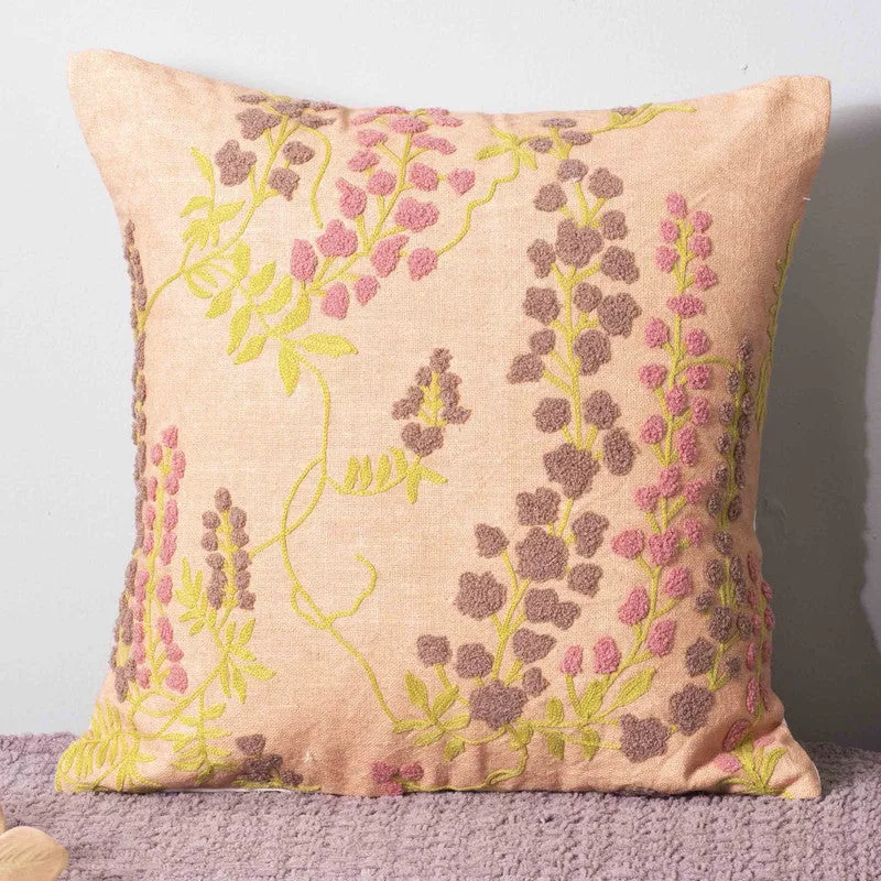 Autumn Blossom Cotton Cushion Cover media 3