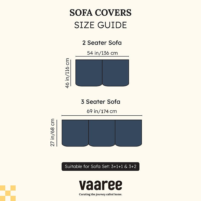 Emsy Cotton Sofa Cover - Grey media 7
