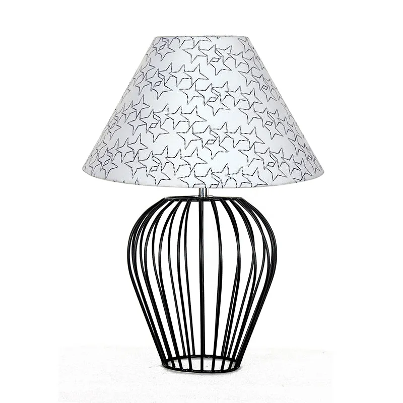 Spire Curve Star Metal Table Lamp - White,Black media 3