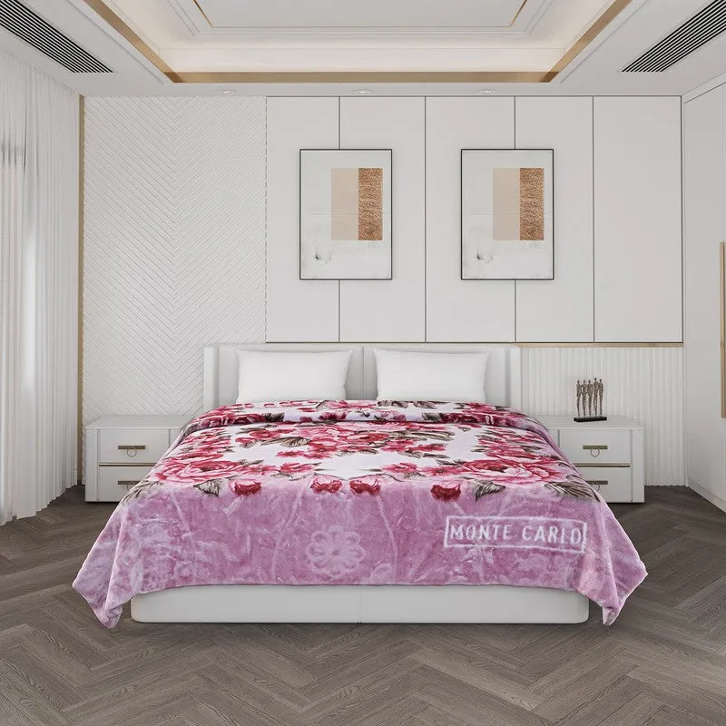 Monte Carlo Blushing Blooms Blanket - 600 GSM media 5