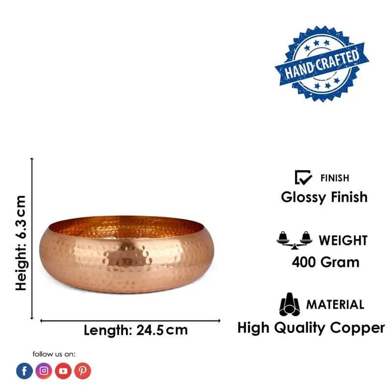 Alluring Hammered Copper Urli media 5