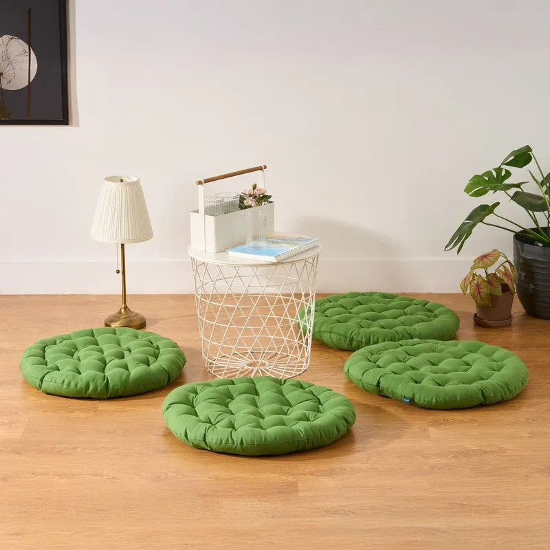 Gloria Floor Cushion (Light Green) - Set Of Four media 1
