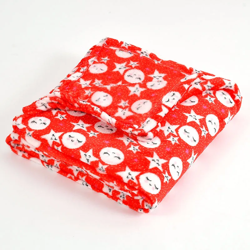 Moon & Stars Kids Throw - Red media 5