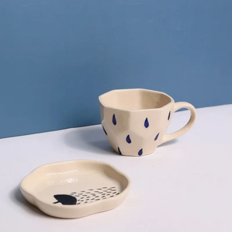 On A Rainy Day Cup & Saucer (200 ML) - Two Piece Set media 3