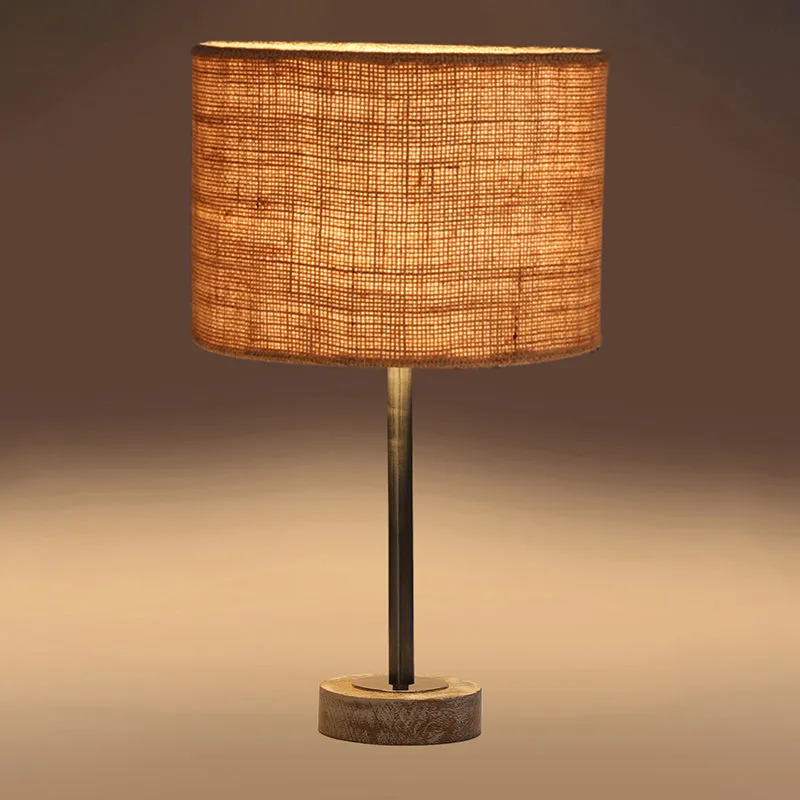 Sienna I Rodin Wooden Table Lamp - Beige,Silver,White media 6