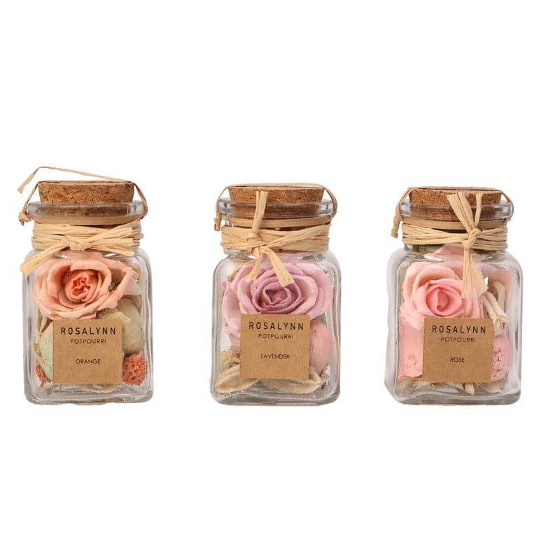 Konerie Potpourri With Glass Jar - Set Of Three media 3