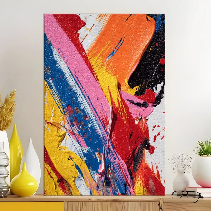 Urban Pulse Abstract Canvas Wall Art media 5