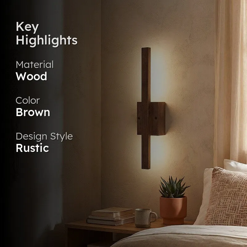 Palissade Wooden Wall Lamp media 2