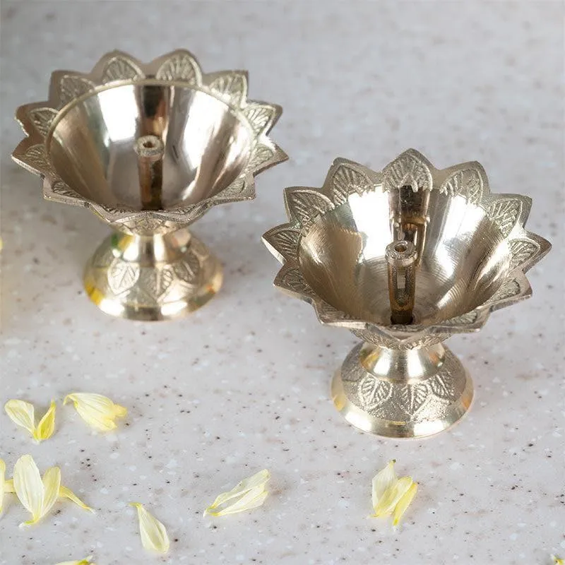 Prada Decorative Diya - Set Of Two media 1