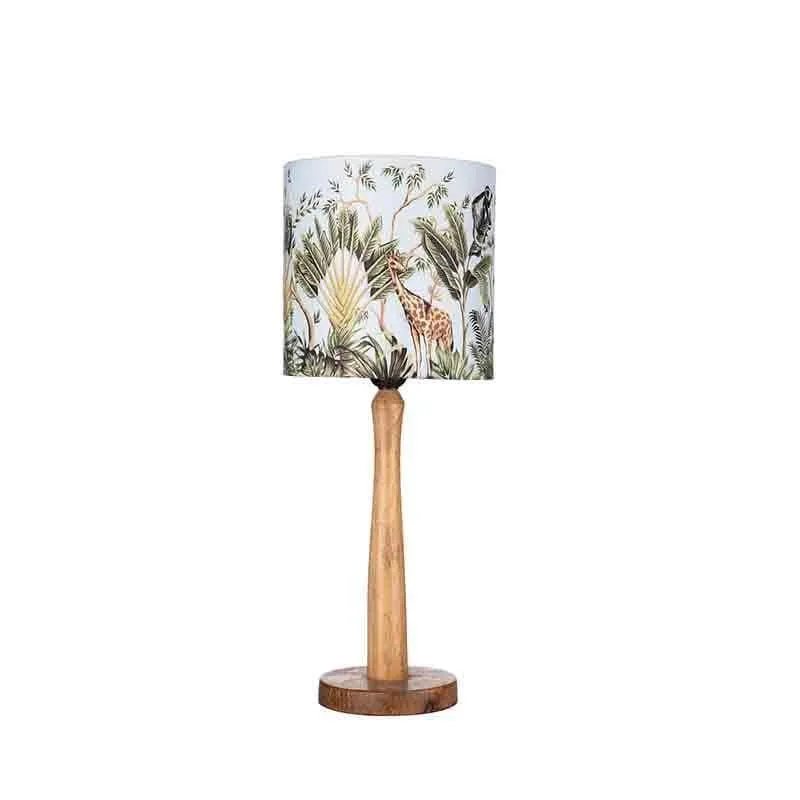 Sundarban Wooden Table Lamp - Multicolor media 4