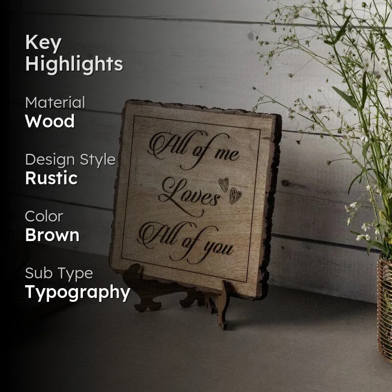 All Of Me Loves You Table Accent media 2