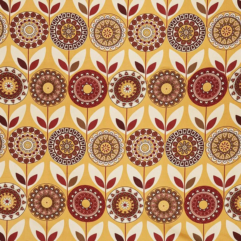Autumn Fleur Floral Cotton Diwan Set media 4