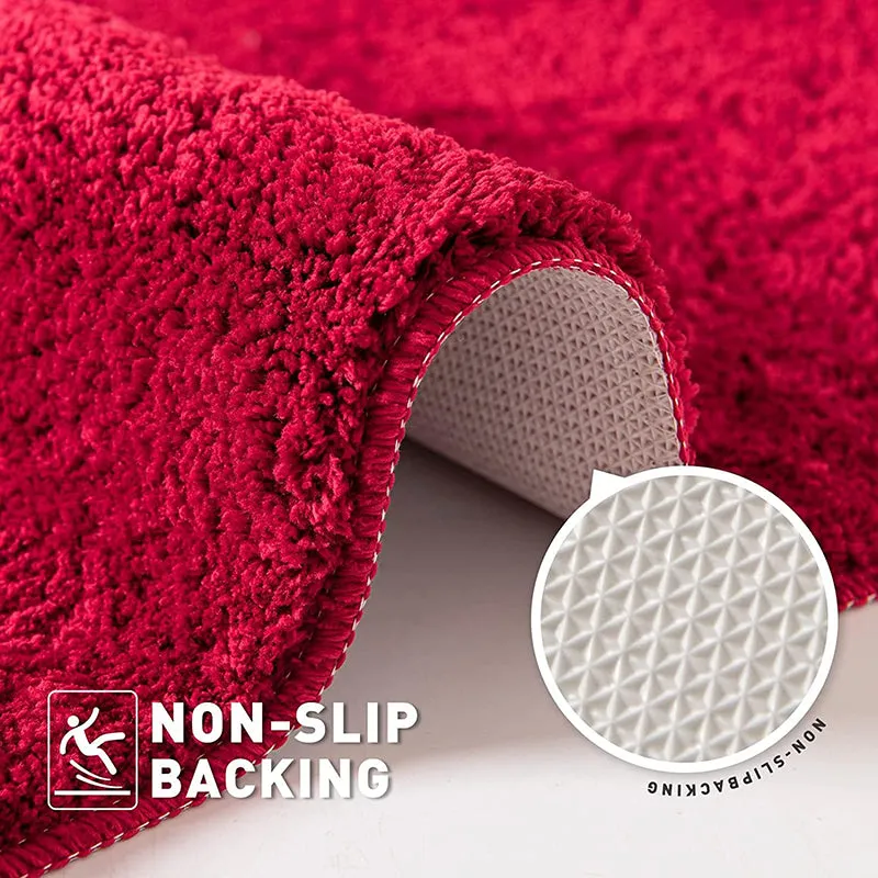 Lois Anti Skid Bath Mat (Red) - Set Of Four media 7