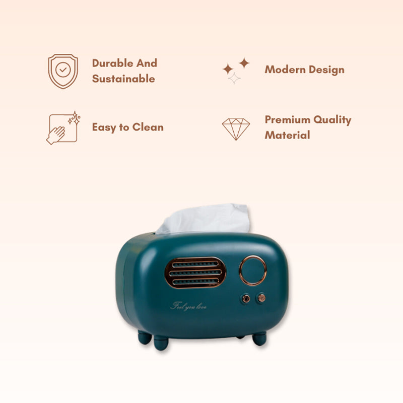 Retro Blues Tissue Box media 3
