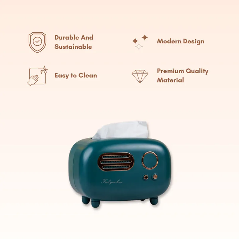 Retro Blues Tissue Box media 3