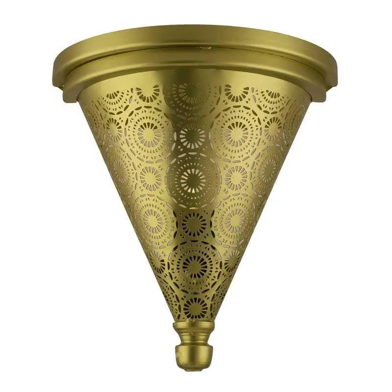 Enlightened Conical Metal Wall Lamp media 3