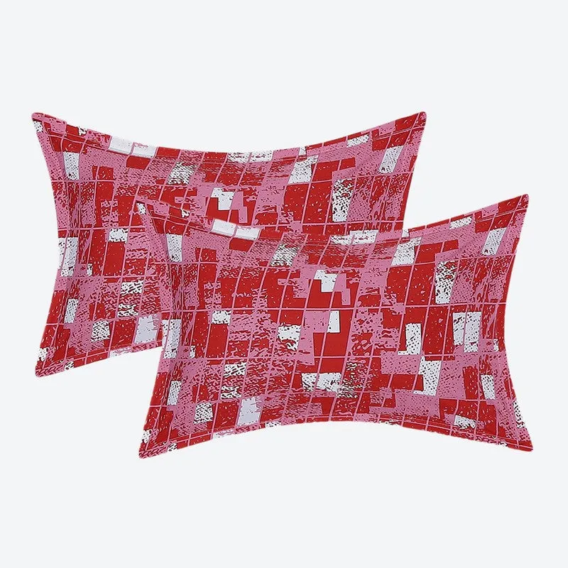 Monte Carlo Flow Stripe Cotton Bedsheet (Pink) - 104 TC media 8