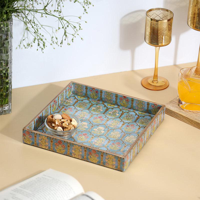 Fleur Jharokha Luxe Serving Tray - Square
