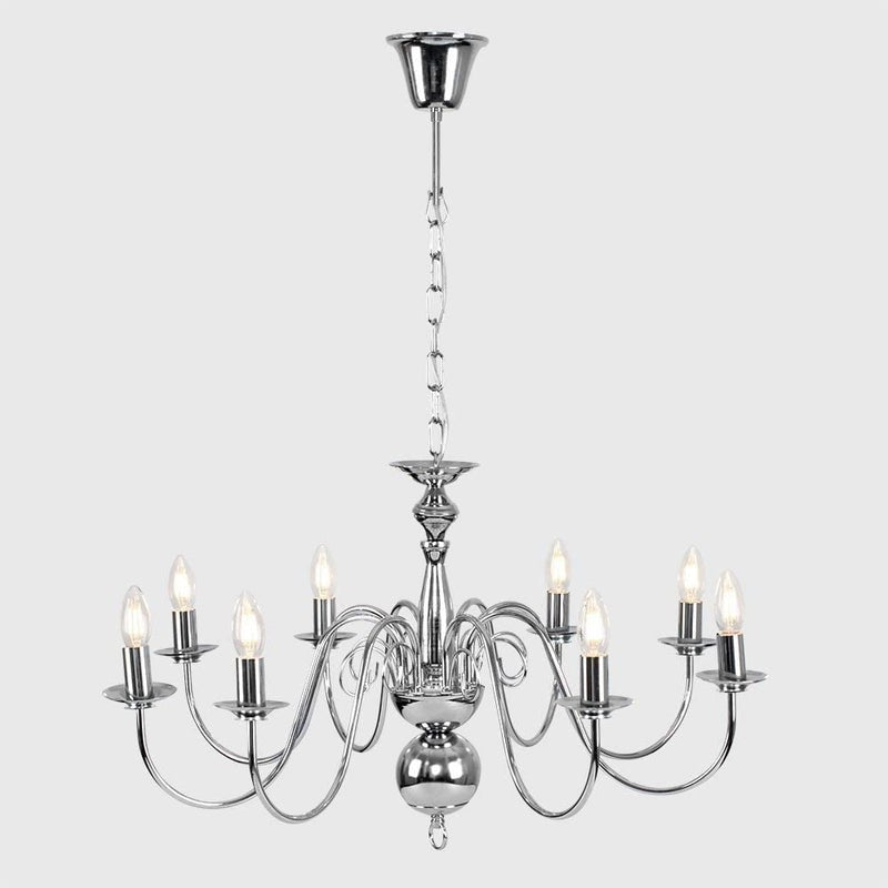 Silvora Metal Chandelier media 4