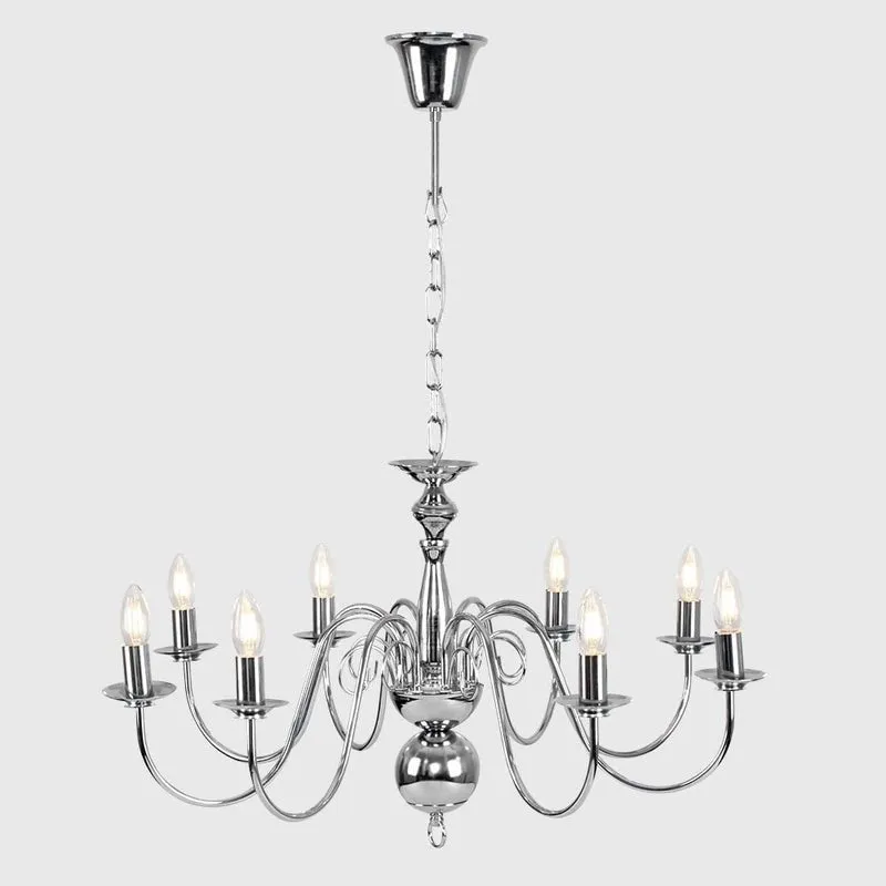Silvora Metal Chandelier media 4
