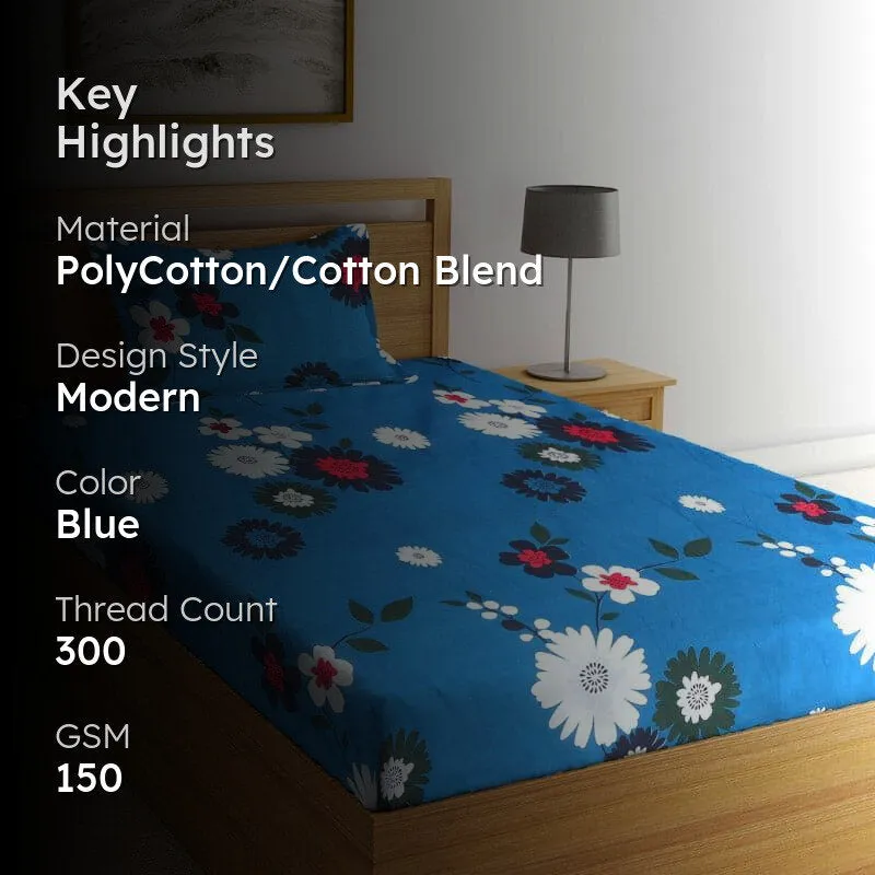 Daisy Dona Bedsheet - 150 GSM media 2