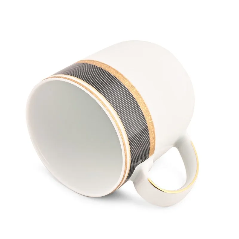 Serene Brew Porcelain Coffee Mug (300 mL Each) - Set Of Two media 6