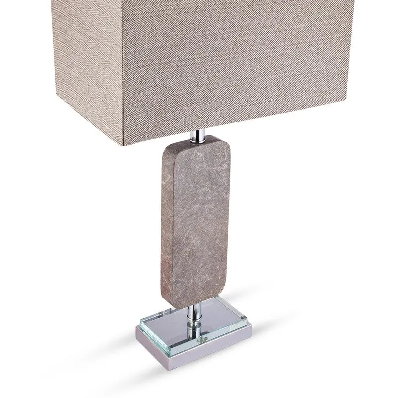 AarviDecor Oakley Decorative Metal Table Lamp - Grey media 6