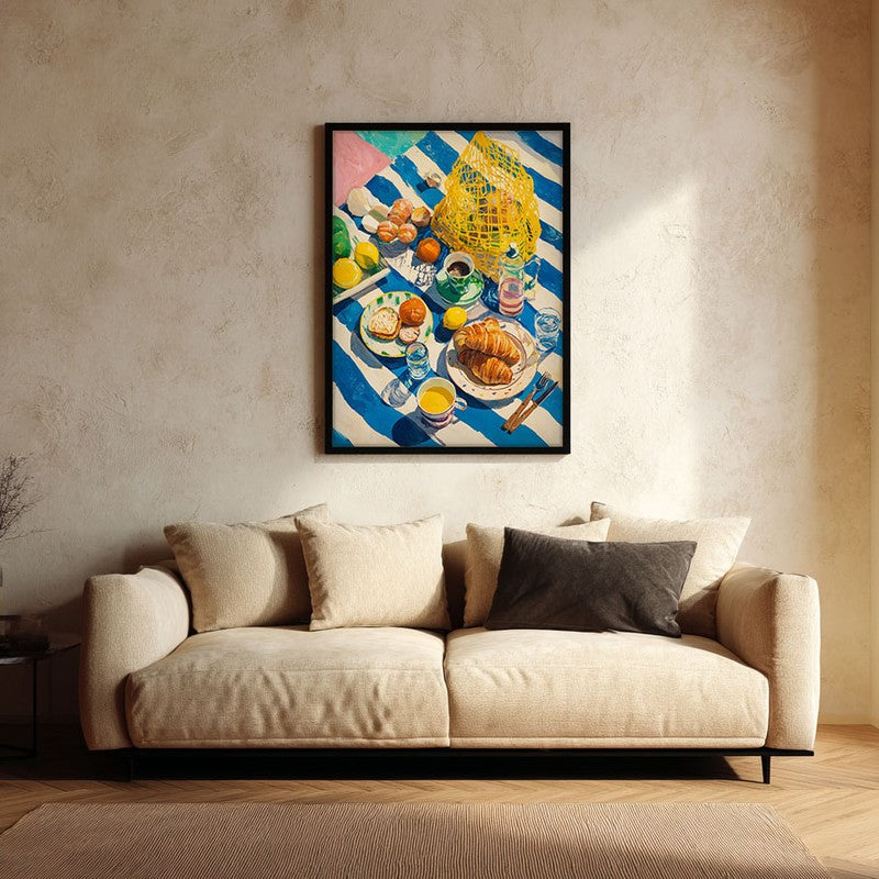 Feastiva Canvas Wall Painting With Black Frame