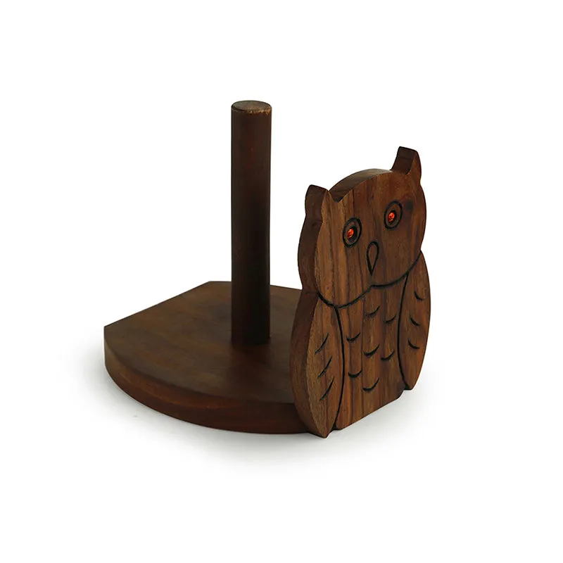 Krittika Sheesham Wood Tissue Holder media 3