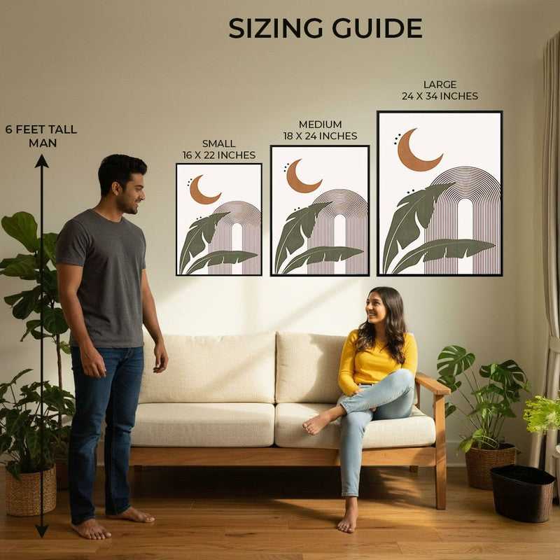 Moonlit Tropics Wall Art - Black Frame media 9