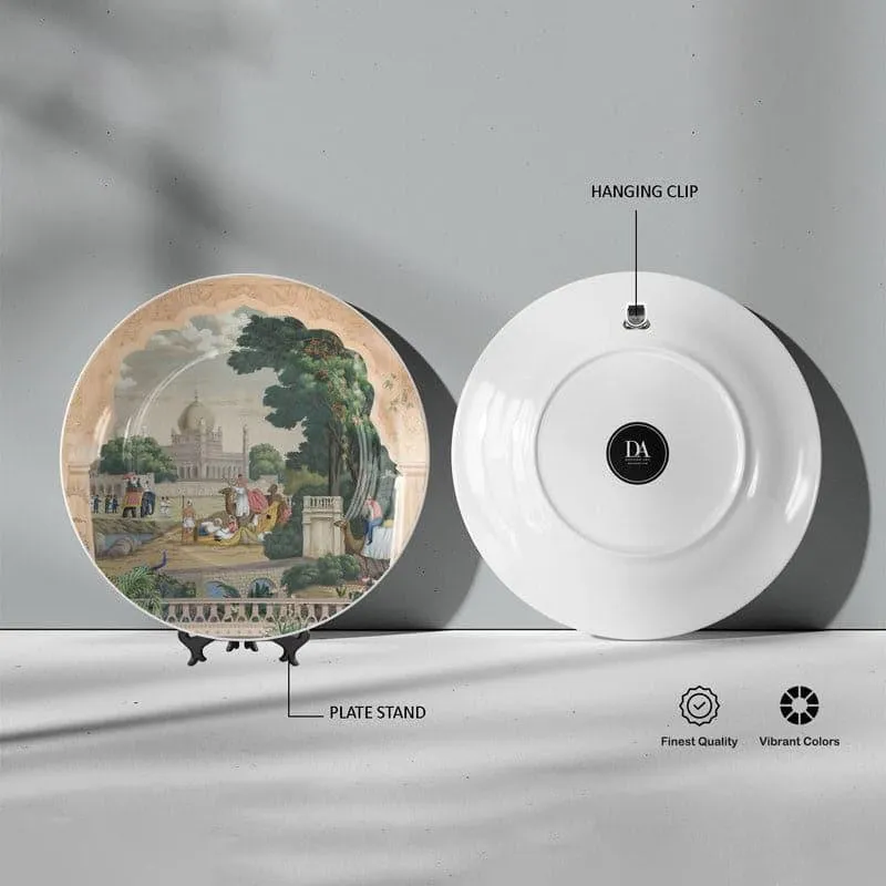 Traditional Indian Landscape Wall Plate media 6