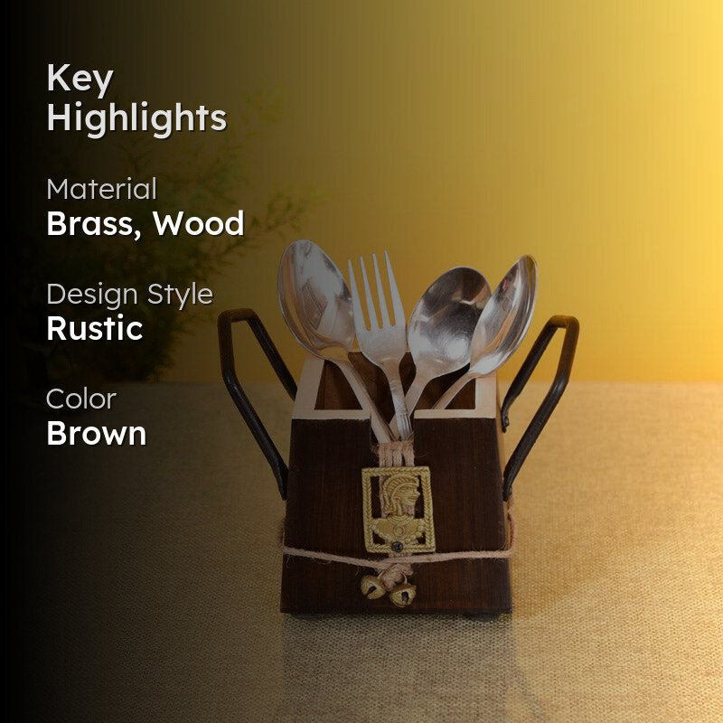 Bhoomika Handcrafted Cutlery Holder media 2