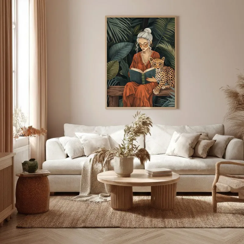 Forest Folio Canvas Wall Painting - Brown Frame media 5
