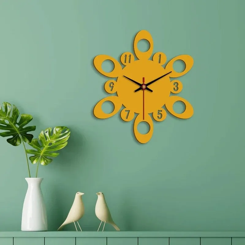 Circle Motion Wooden Wall Clock media 3
