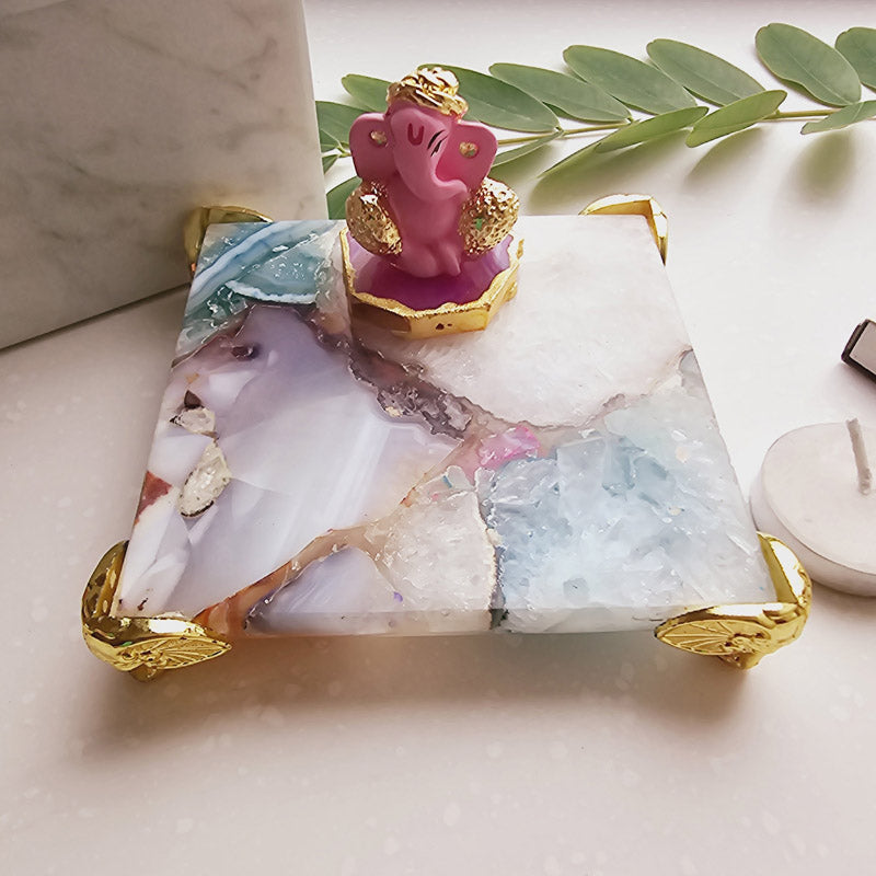 Athviya Pink Ganesha Agate Gift Box