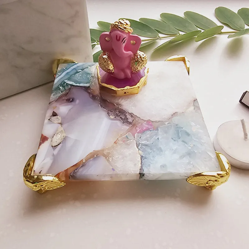 Athviya Pink Ganesha Agate Gift Box media 1