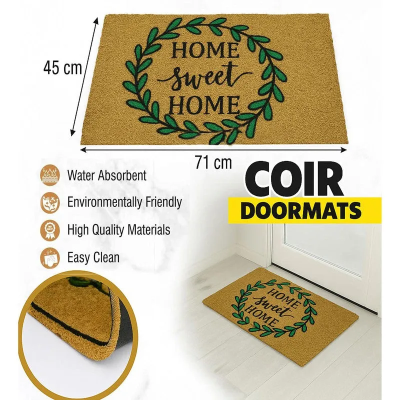 Home Bless Coir Door Mats - Brown media 10