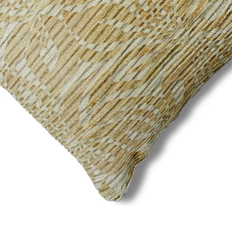 PetalReverie Cushion Cover (Gold) - Set Of Three media 5