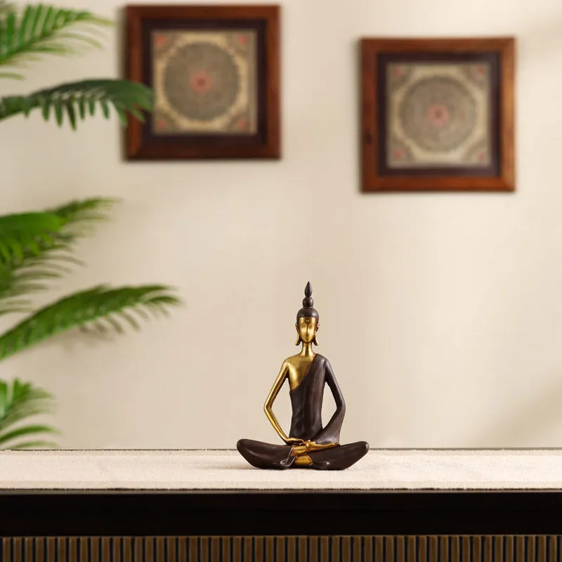 Meditating Buddha Harmony Showpiece media 6