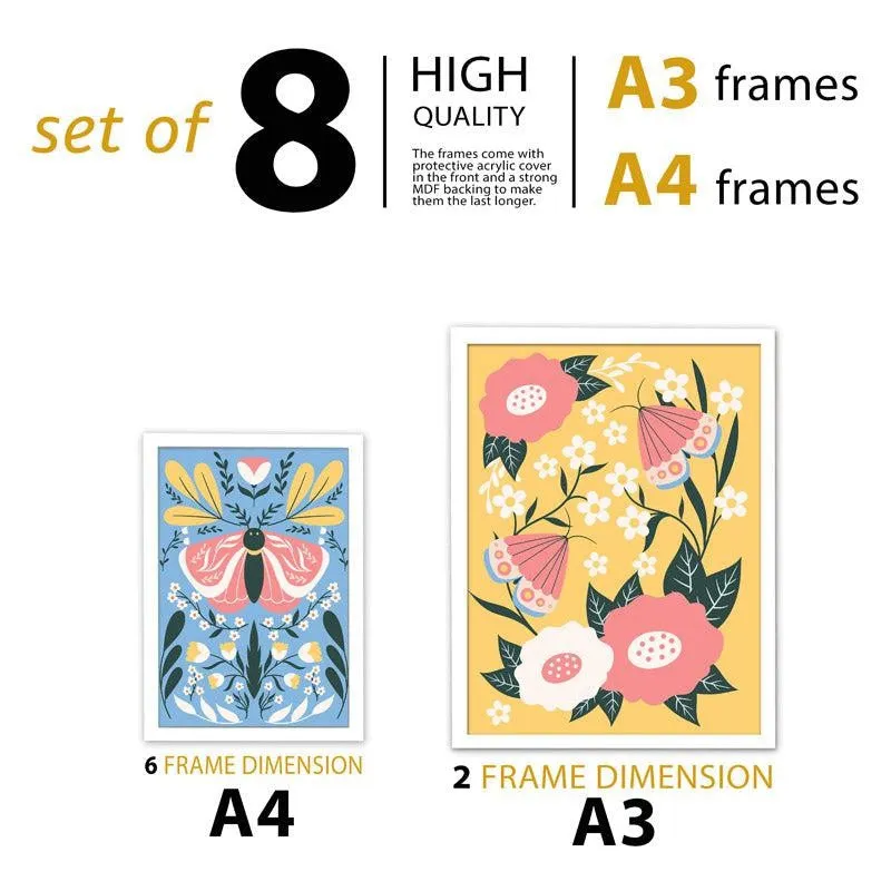 Pinteresty Harbour Wall Art - Set Of Eight media 4