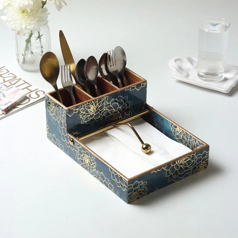 Deshira Wooden Cutlery & Tissue holder media 1